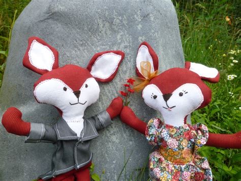 Woodland Fox Couple Etsy