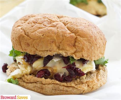 Turkey Brie Cranberry Burger Recipe Living Sweet Moments Brie