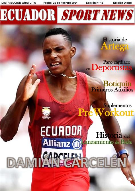 Ecuador Sport News Edición 16 By Ecuador Sport News Issuu