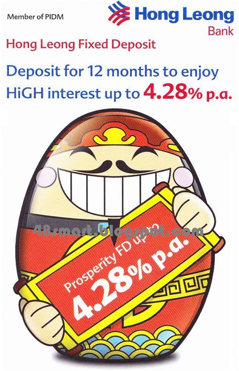 What is the fixed deposit rate for hong leong? 48 SMART: Hong Leong Prosperity FD
