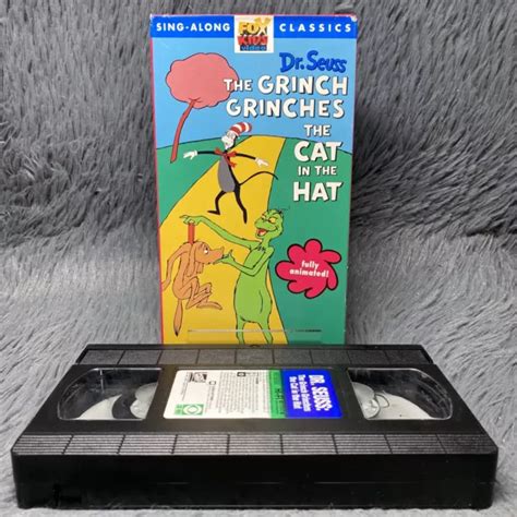 Dr Seuss The Grinch Grinches The Cat In The Hat Vhs Sing Along