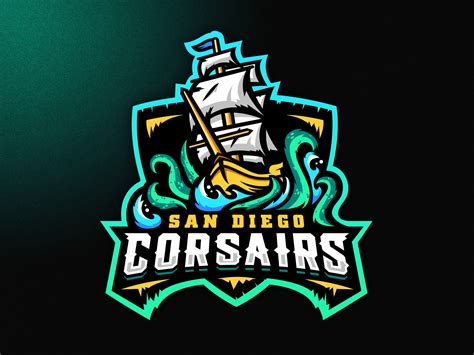 San Diego Corsairs Logo By Midnight7design On Dribbble