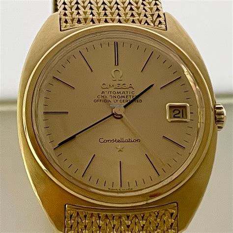 Omega 18 K Solid Yellow Gold Constellation Automatic Chronomet Für 9