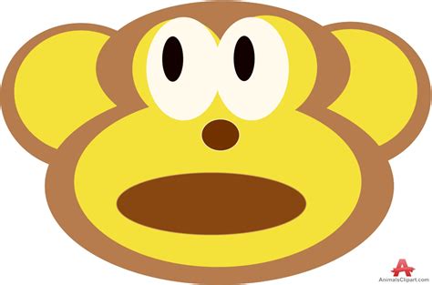 Monkey Face Cute Cartoon Monkeys Clip Art Cartoon Images