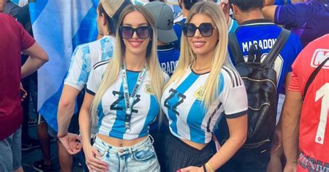 Watch Two Argentina Female Fans Go Topless During World Cup Finals And Then Escape Before Being