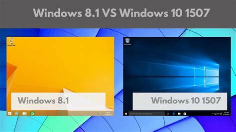 Windows 812013 Vs Windows 10 15072015 Youtube