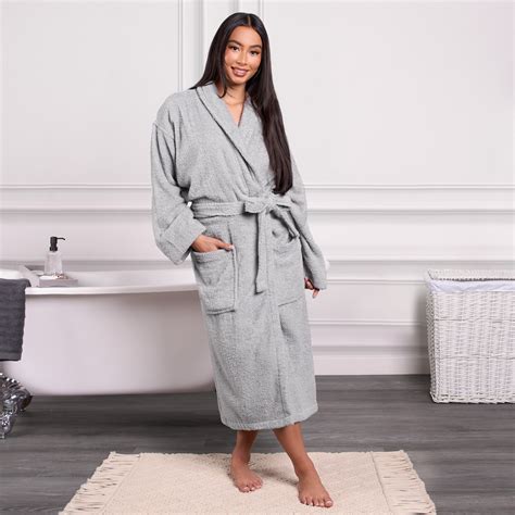 Brentfords Towel Bath Robe Dressing Gown Cotton