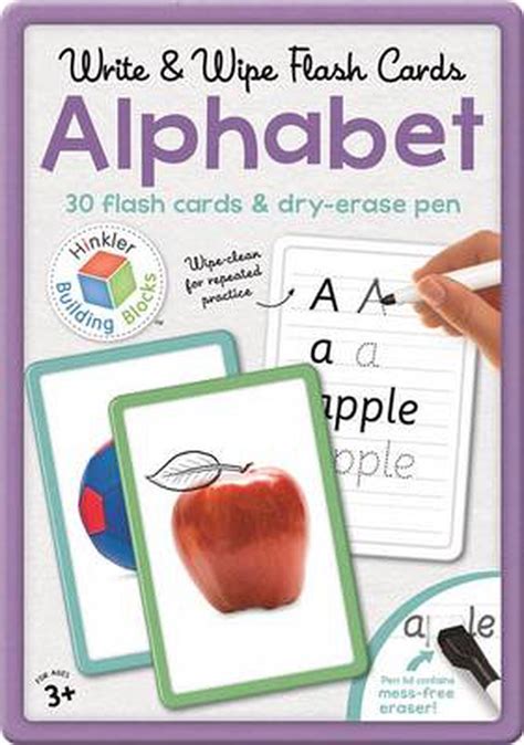 Alphabet Write And Wipe Flash Cards Novelty 9781488925085 Buy Online
