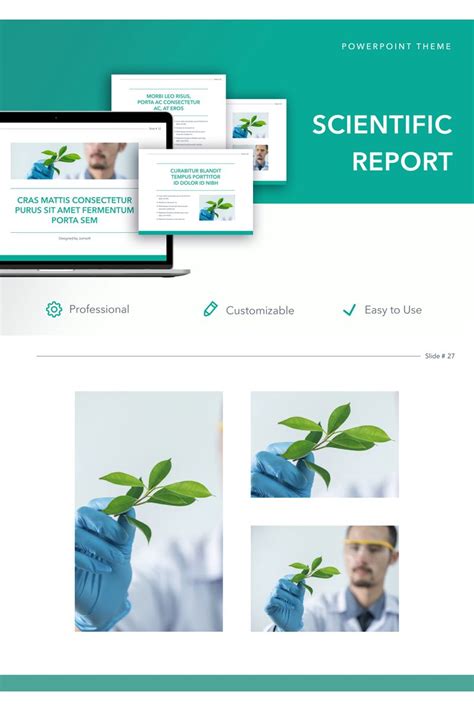 Scientific Report Powerpoint Template For 21