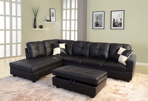 Your faux leather sofa or couch should be among the important investments in your home and if you can take good care of it, you should expect it to next in line is the modway prospect upholstered contemporary modern loveseat with white faux leather. Top 10 of Faux Leather Sectional Sofas