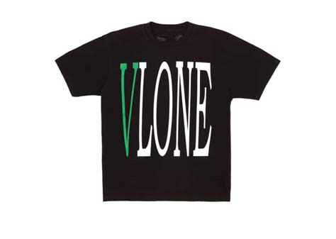 Buy Vlone Og Logo Green V Tee Black Online In Australia Kickstw
