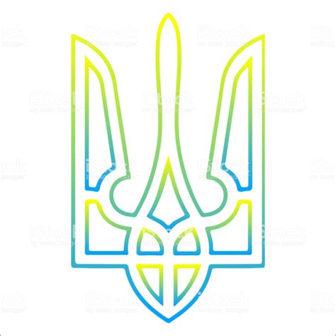 Trident Ukraine Coat Of Arms Vector Coat Of Arms Free Vector Art