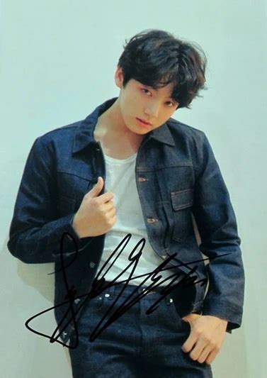 Signed Bts Jeon Jung Kook Autographed Photo Love Yourself Tear K Pop