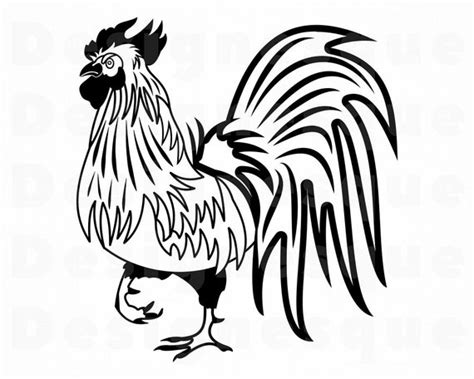 Clip Art Rooster Svg Chicken Svg Rooster Clip Art Chicken Clip Art