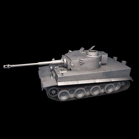 World War Ii German Tiger Tank D Model