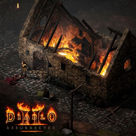 Artstation Diablo 2 Resurrected Tristram Worldbuilding