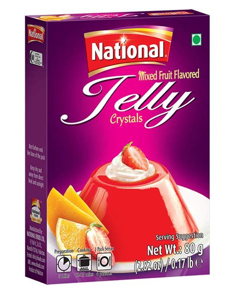 National Jelly Crystals Mixed Fruit 80 Gms 50838 Buy Online