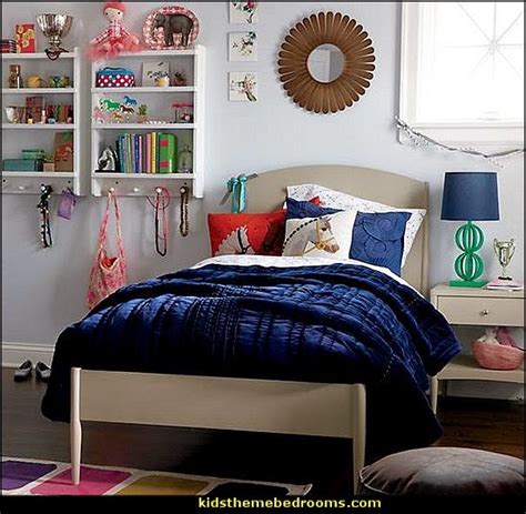 This horse crazy kid bedroom has a big impact with a small investment. Decorating theme bedrooms - Maries Manor: horse theme ...