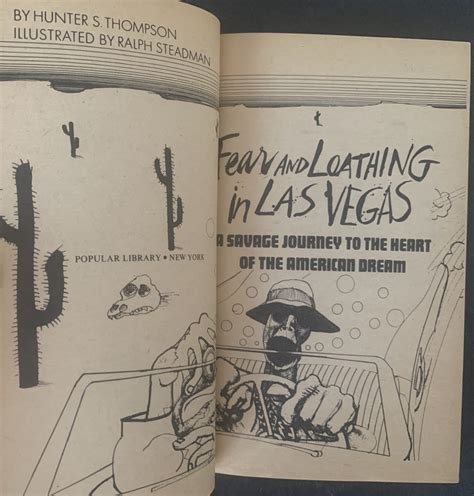 Hunter S Thompson Fear And Loathing In Las Vegas Rolling Stone St Edition HB PB