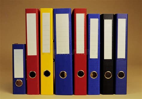 Document Files Folders In Various Colors Stock Photo Image Of Files