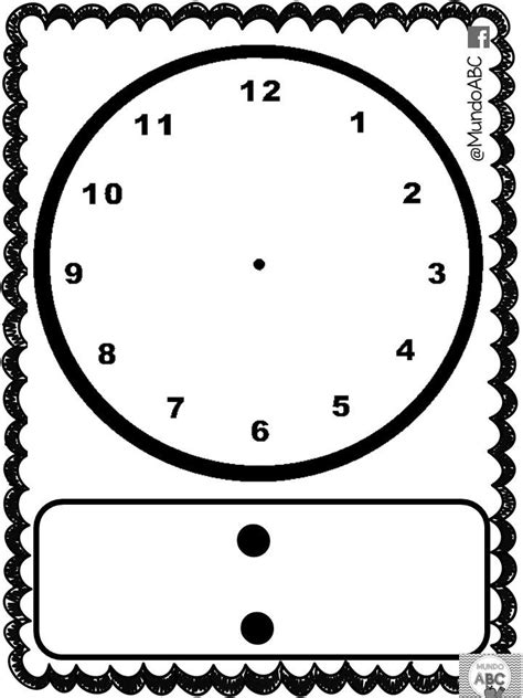 Excelentes Actividades Para El Uso Del Reloj Y El Tiempo Material