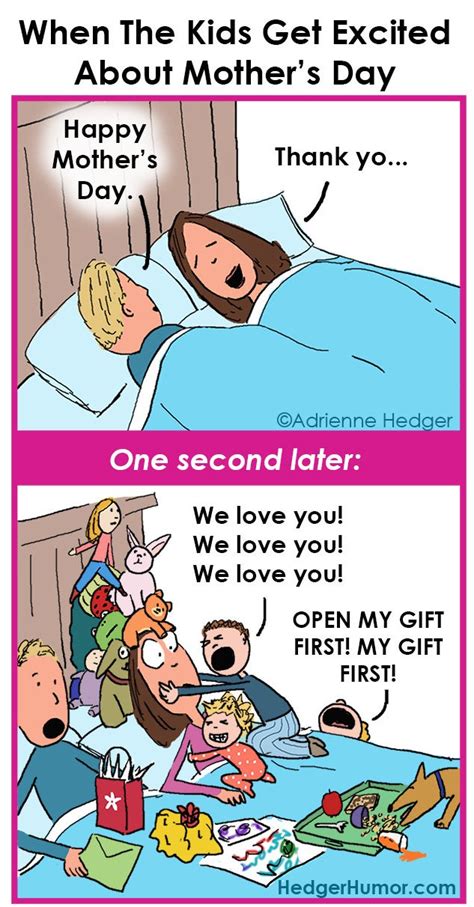 This Moms Hilarious Cartoons Show What Mothers Day Is Really Like