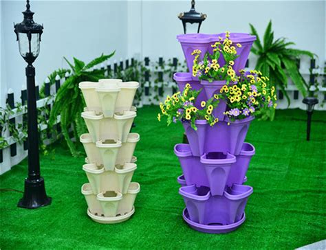 You will be advised at the point of purchase if your requested delivery is. Wholesale Plastic Garden Vertical Stacking Tower Flower ...