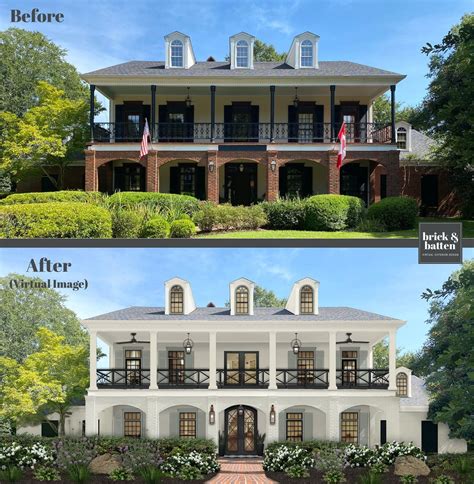 Colonial House Style House Exterior Makeover House Exterior Designs