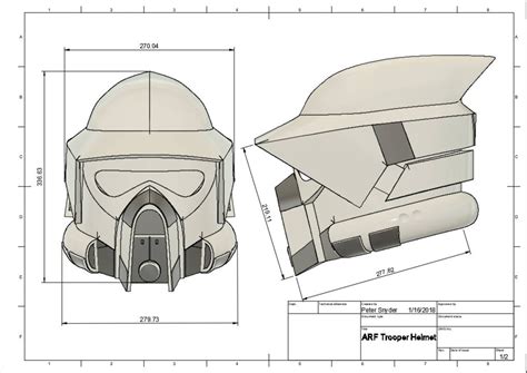 Arf Trooper Helmet 3d Model Stl File Etsy Uk