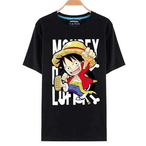 One Piece Luffy Chibi Anime T Shirt One Piece T Shirts For Women