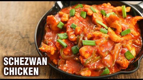 How To Make Schezwan Chicken Restaurant Style Schezwan Chicken Recipe