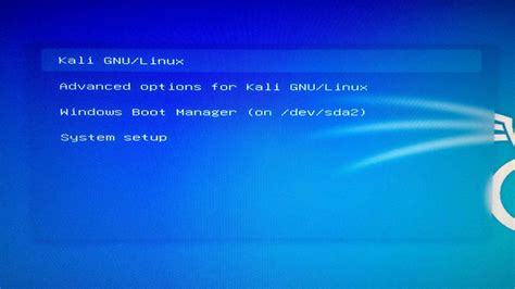 Kali Linux Boot Screen Hackers Terminal