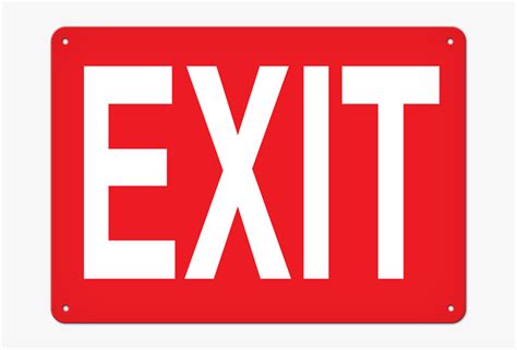 Free Printable Exit Sign Template Free Printable Templates