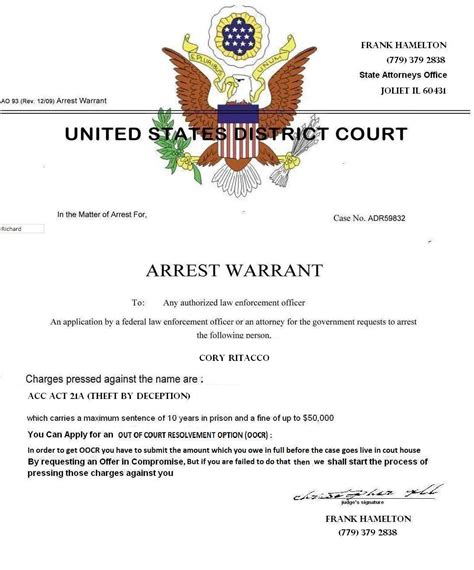 What To Do If You Learn Of A Federal Warrant For Your Arrest Federal