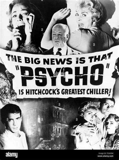 Laffiche De Film Psycho 1960 Photo Stock Alamy
