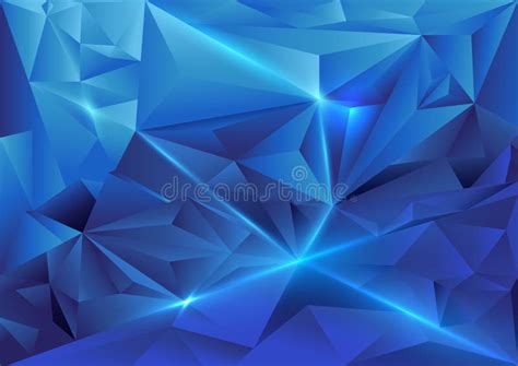 Abstract Triangles Geometric Background Stock Illustration