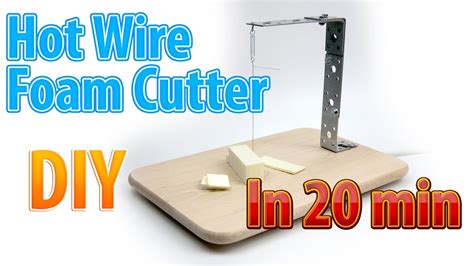 Homemade hot knife utilizing an electrically heated section of wire to cut through plastics and pvc. DIY Hot Wire Foam Cutter for handicraft in 20 minutes - YouTube