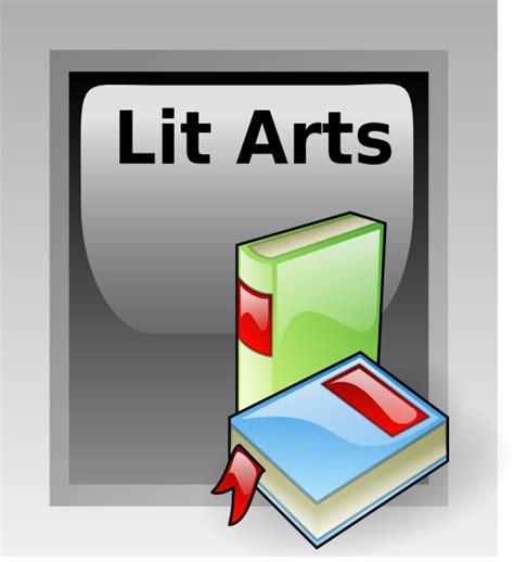 Literature Arts Button Clip Art At Vector Clip