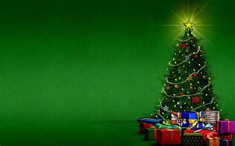 Green Christmas Trees Wallpapers Wallpaper Cave