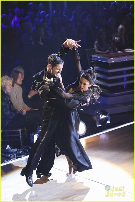 Janel Parrish And Val Chmerkovskiy Continue To Get Close On Dwts See The Pics Photo 744168