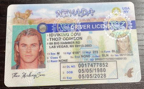 Nevada Nv Drivers License Scannable Fake Id Idviking Best