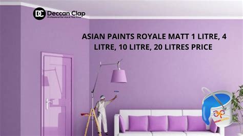 Asian Paints Royale Matt Litre Litre Litre Litres Price