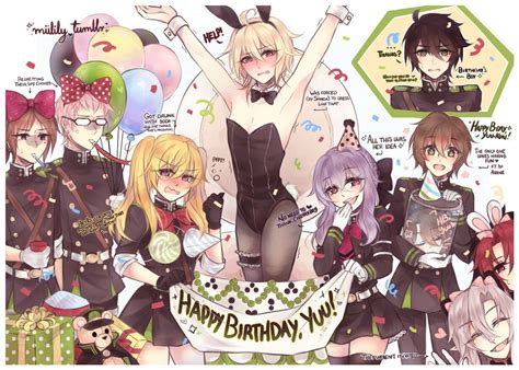 Happy Birthday Yuu Art By Miiliy Manga Anime Girl Otaku Anime