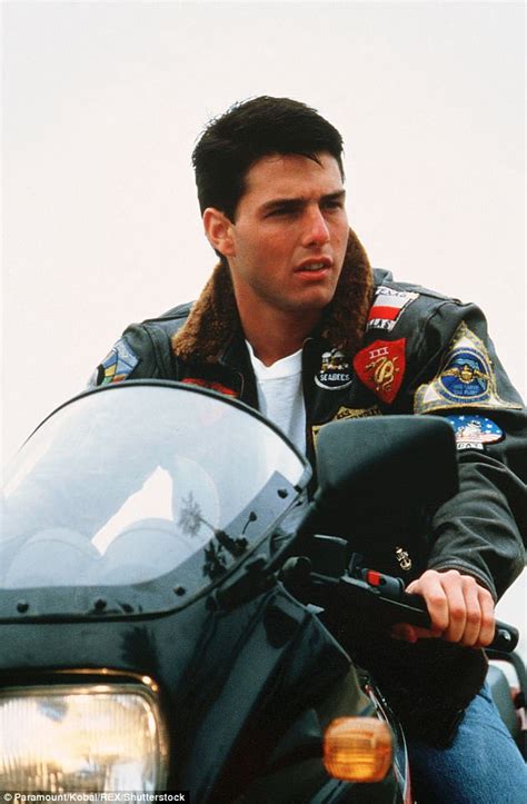 Tom Cruise Rides Motorcycle Around Airfield As Maverick In First Pictures From Top Gun Set