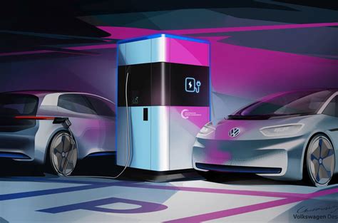 Volkswagen Previews Ultra Fast Portable Charging Station Autocar