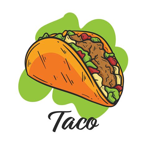 Cartoon Taco Logo