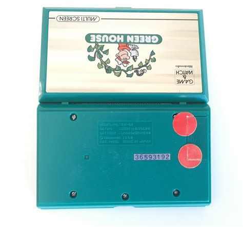 Game And Watch Green House Boutique Univers Vintage