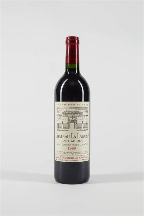 Château La Lagune 1996 Ludon Médoc 3ème Cru Classéone Slightly Creased Label One Marked