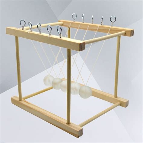 Let's turn this topic into an actual experiment! DIY Assembly Newtons Cradle Educational Hand Made Balance Balls