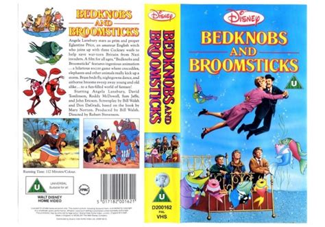 Vintage Walt Disney S Bedknobs And Broomsticks Vhs Douyinlg